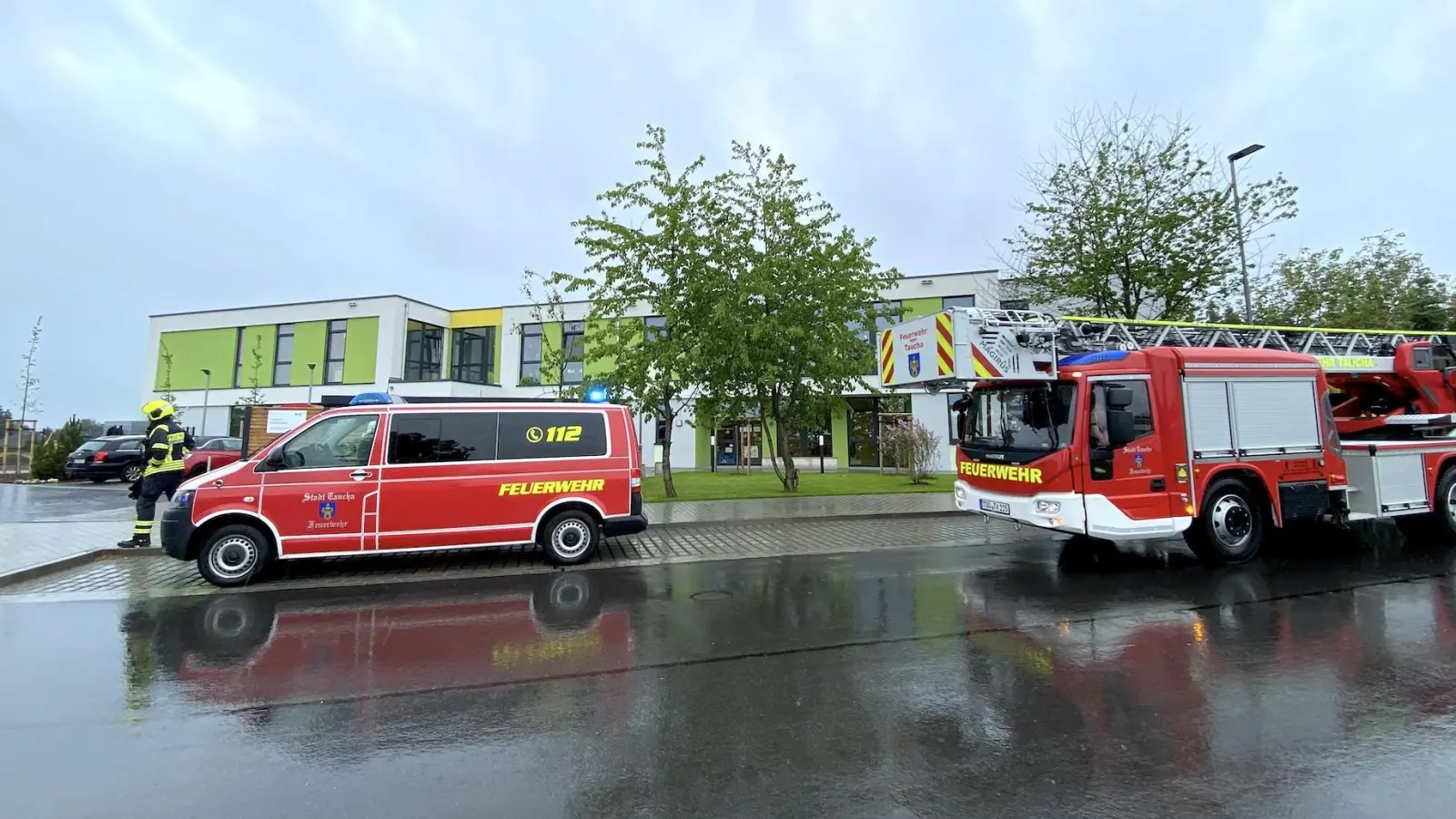 Feuerwehreinsatz am Kükennest (Foto: taucha-kompakt.de)