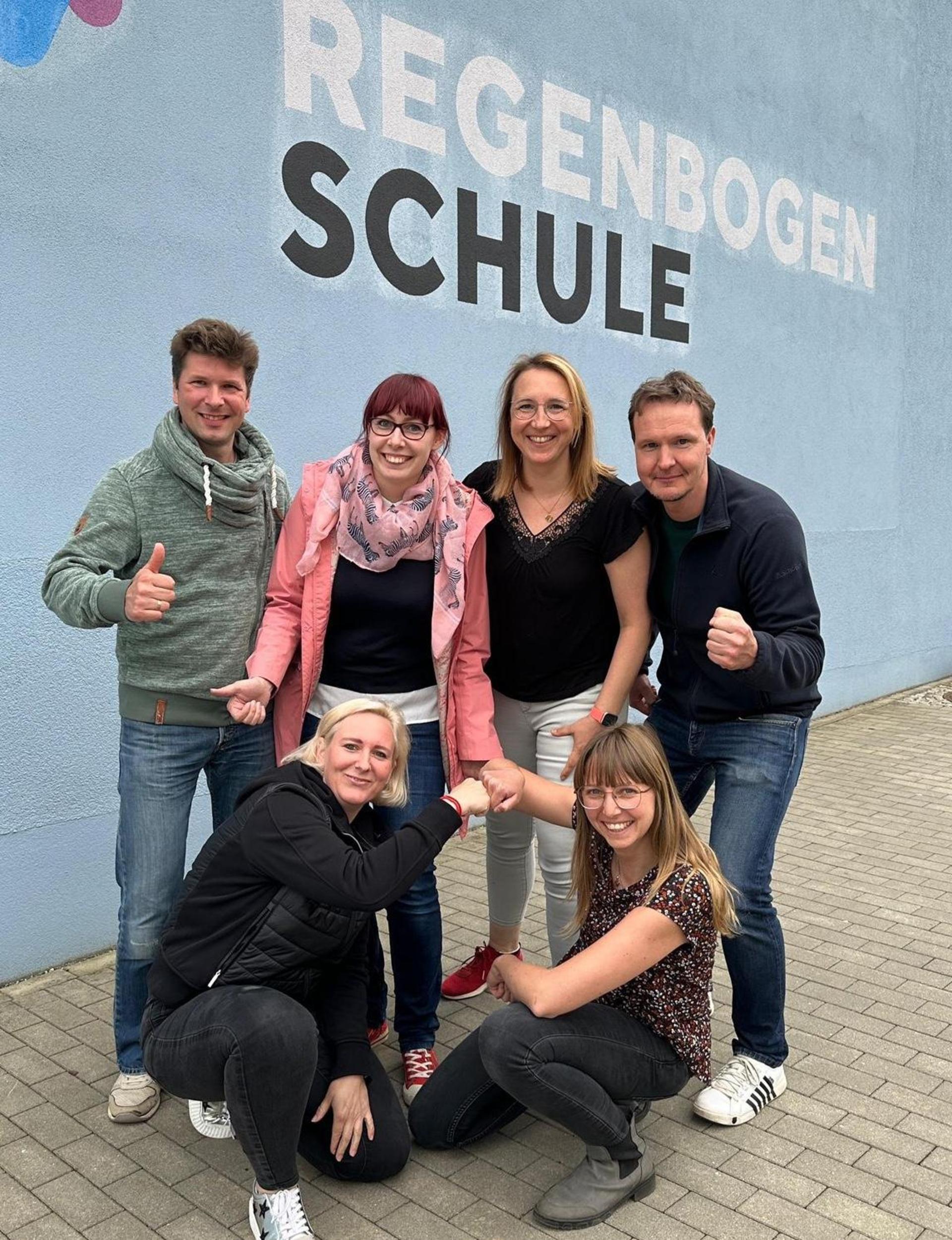 Die neuen Mitglieder des Fördervereins der Regenbogenschule Taucha (Foto: Verein)