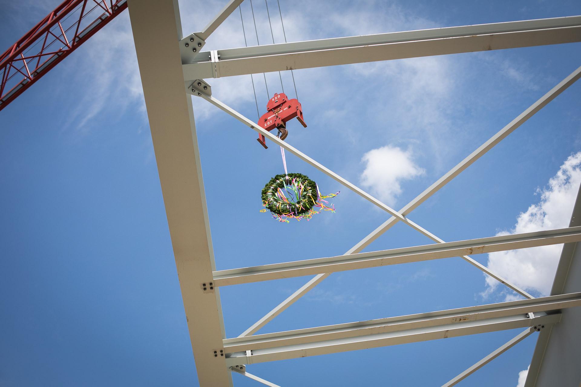 Richtfest für Sporthalle mit Mensa an der Oberschule (Foto: taucha-kompakt.de)