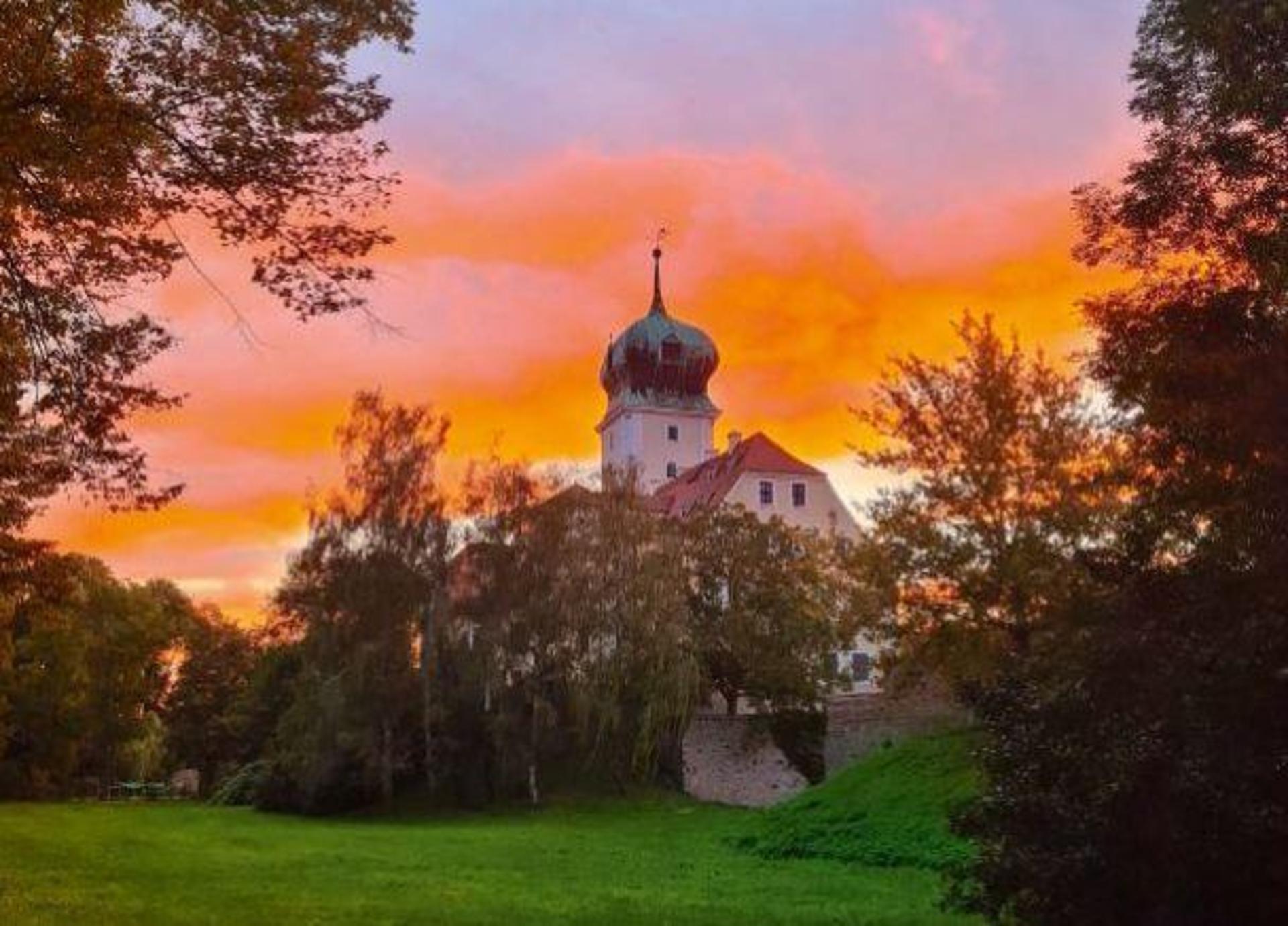 Rettungstest am Schlossturm und Picknick im Barockgarten (Foto: nordsachsen24.de)