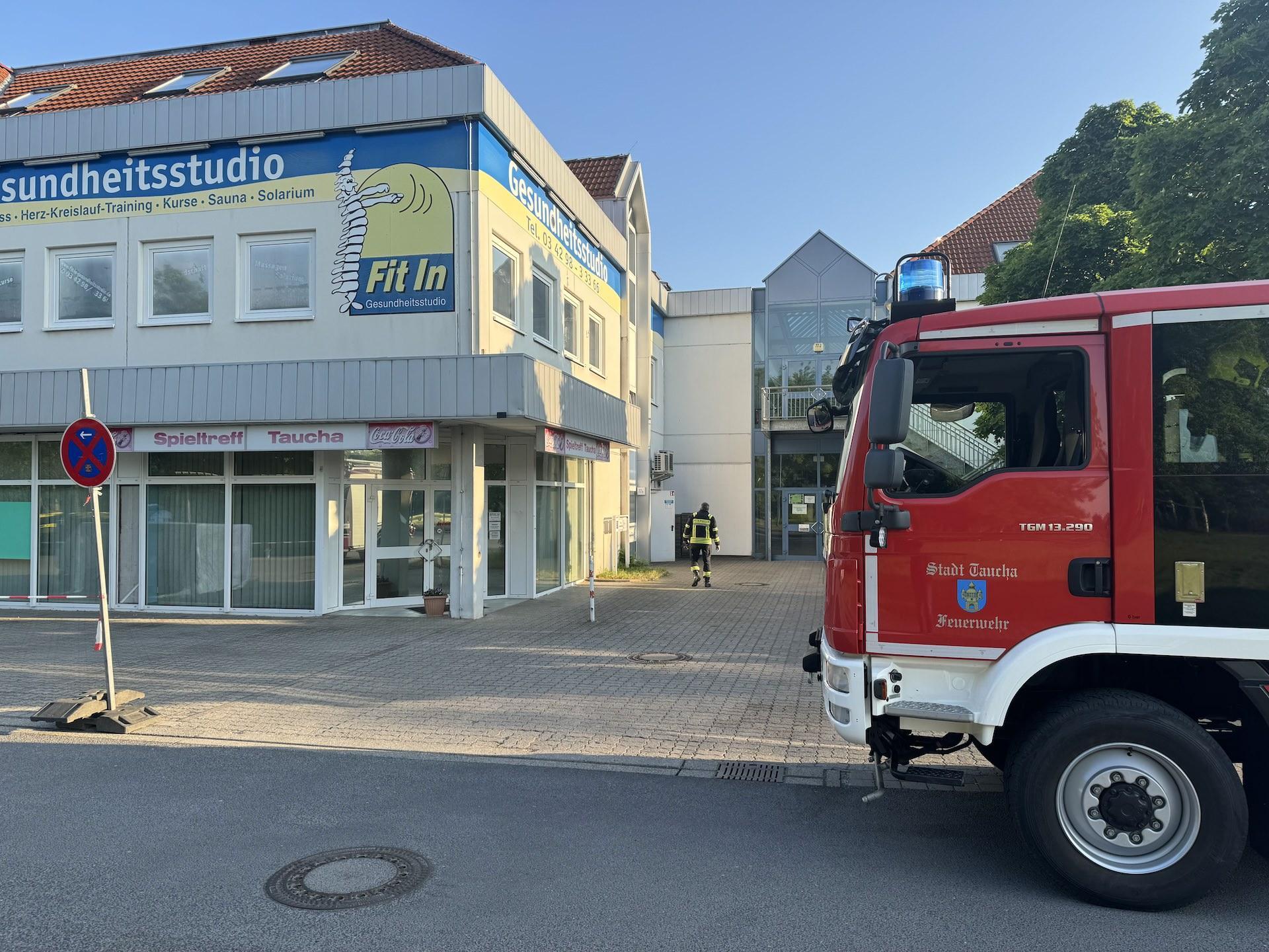 Morgendlicher Feuerwehreinsatz an den WYN-Passagen (Foto: Daniel Große)