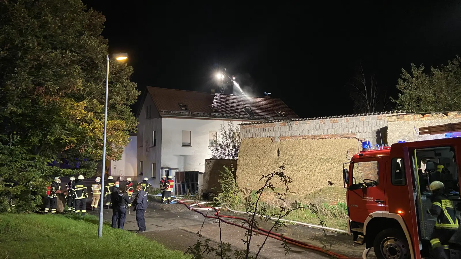 Brand eines Wohnhauses in Panitzsch war Brandstiftung (Foto: taucha-kompakt.de)