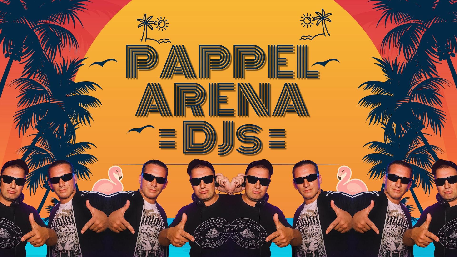 Nicky und „Webbi” legen am Freitagabend auf dem Markt auf (Foto: Pappelarena DJs)