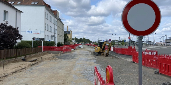 Weststraße: Arbeiten dauern drei Wochen länger (Foto: taucha-kompakt.de)