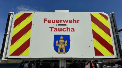 Der Korb der Drehleiter der Freiwilligen Feuerwehr Taucha (Symbolbild: Daniel Große)