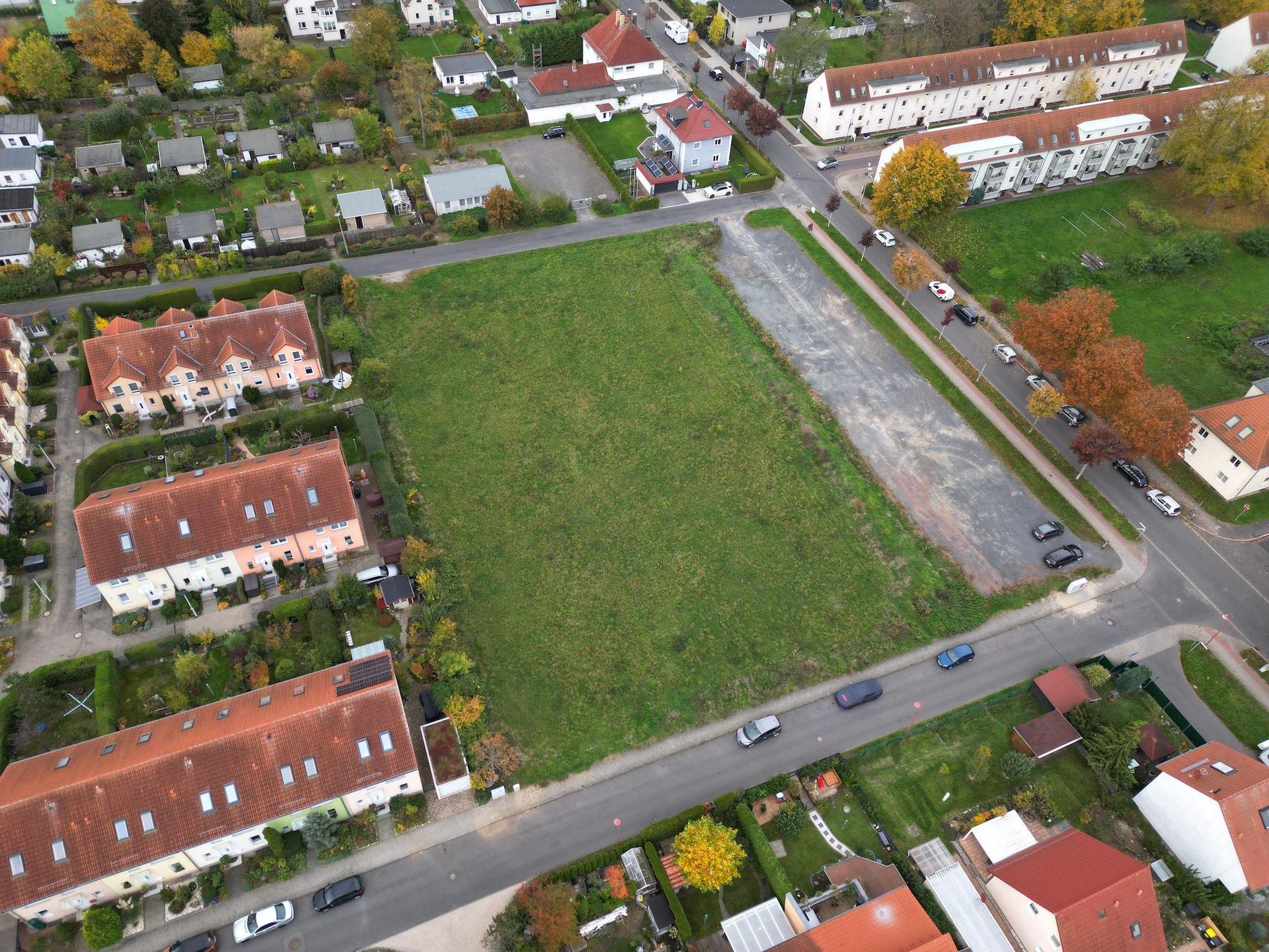 Der geplante Standort der Judohalle ander Klebendorfer Straße. (Foto: Daniel Große)