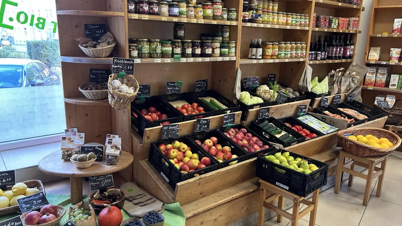 Im Bioladen gibt es regionale Lebensmittel. (Foto: Tina Kirmse)