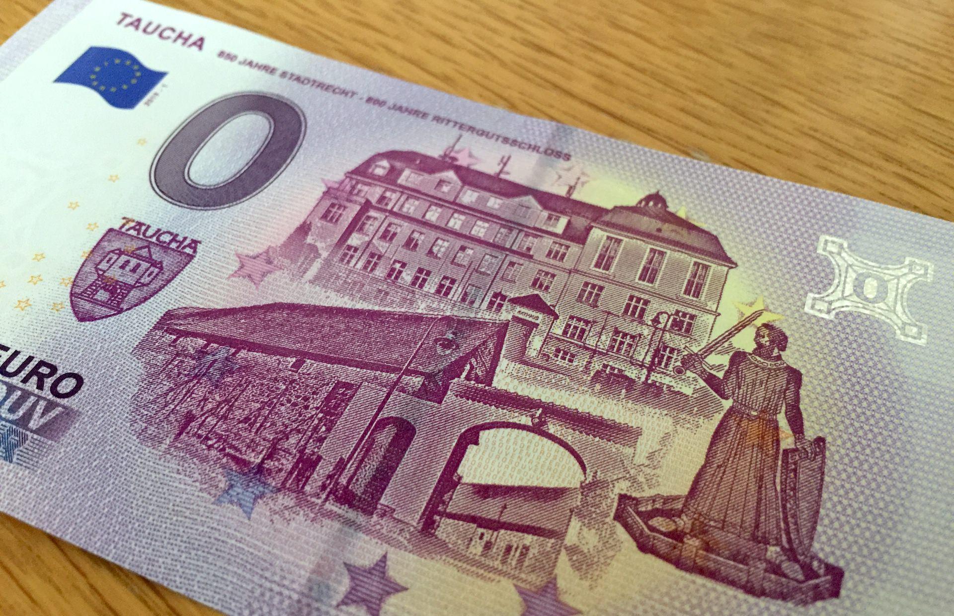 Drei für Null: Taucha setzt für Doppeljubiläum mit 0-Euro-Schein auf Sammlertrend (Foto: taucha-kompakt.de)