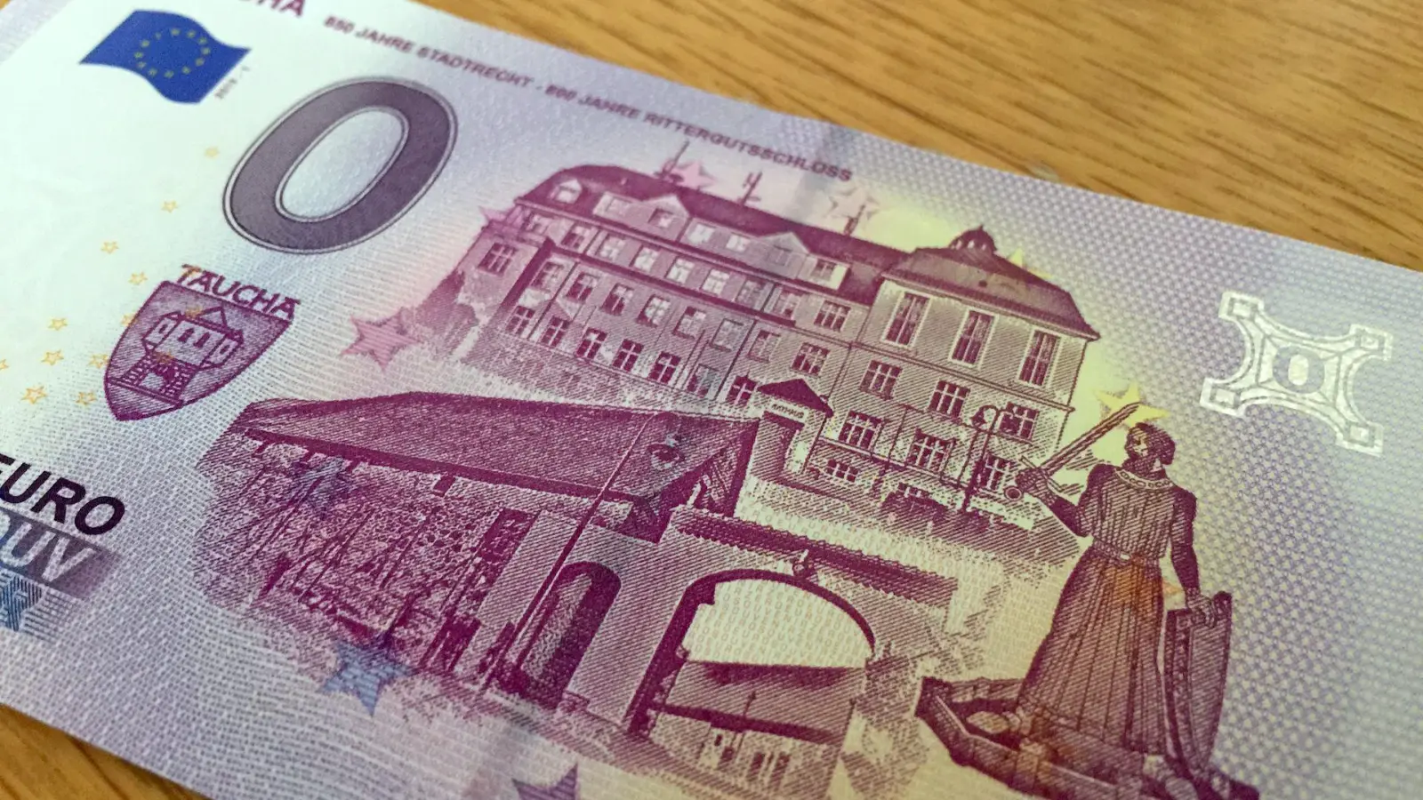 Drei für Null: Taucha setzt für Doppeljubiläum mit 0-Euro-Schein auf Sammlertrend (Foto: taucha-kompakt.de)