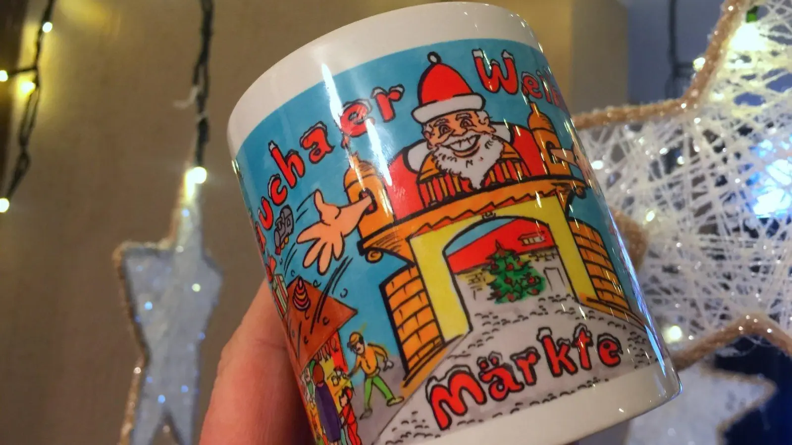 Tauchaer Weihnachtsmarkt-Tasse ist noch kein Sammlerobjekt (Foto: taucha-kompakt.de)