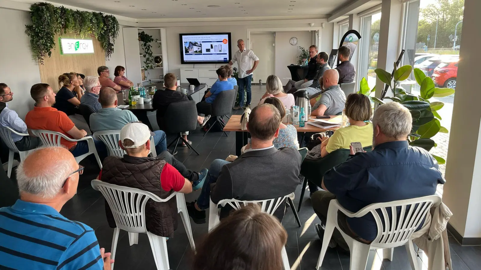 Die Info-Abende bei 3NERGY sind immer gut besucht. eine Anmeldung wird ausdrücklich empfohlen. (Foto: 3NERGY GmbH)