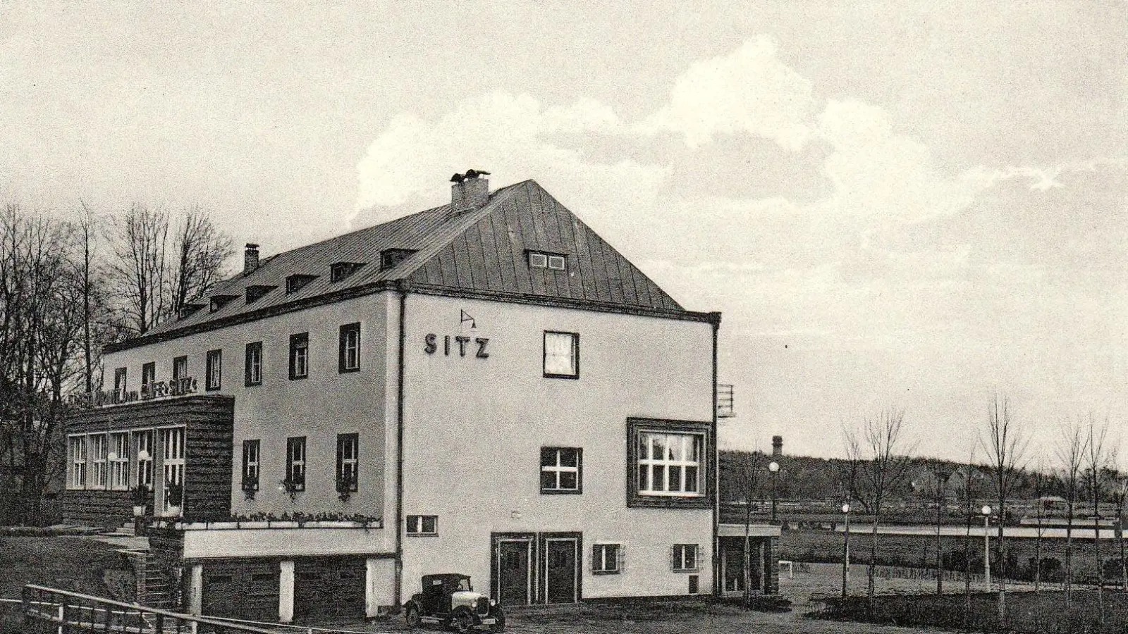 Das ehemalige Café Sitz (Repro: Museum Taucha)