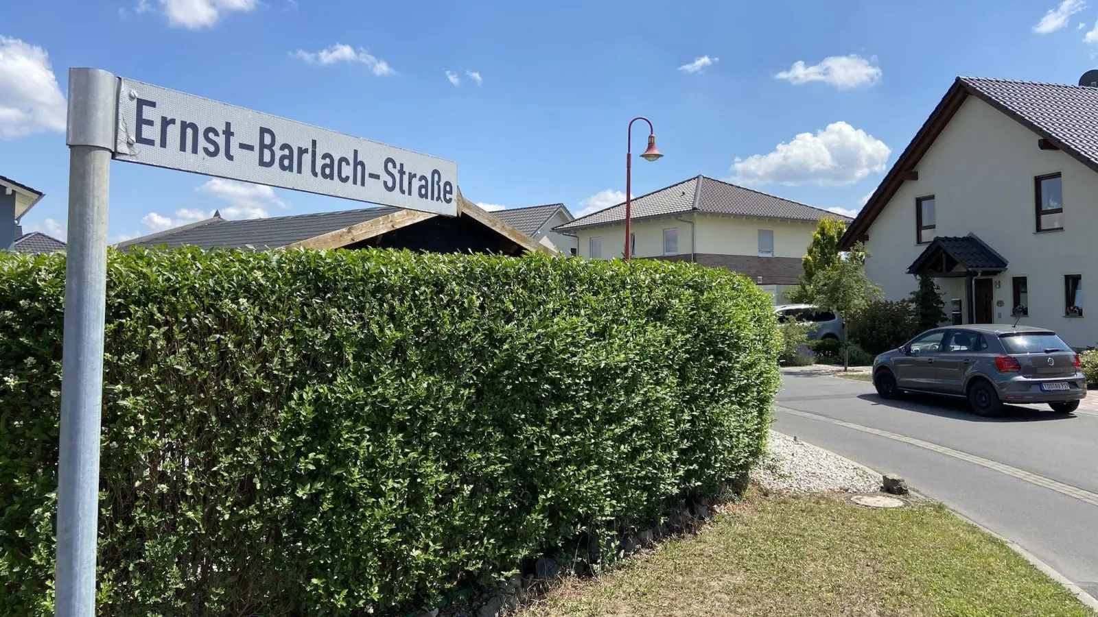 Ernst-Barlach-Straße: Stadtratsfraktionen wollen Verkehrsberuhigung (Foto: taucha-kompakt.de)