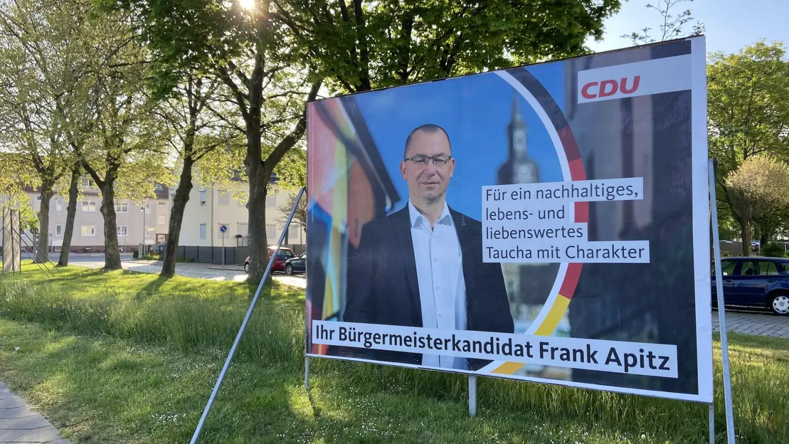 Bürgermeisterwahl: Wahlkampf offline und online sichtbar (Foto: taucha-kompakt.de)