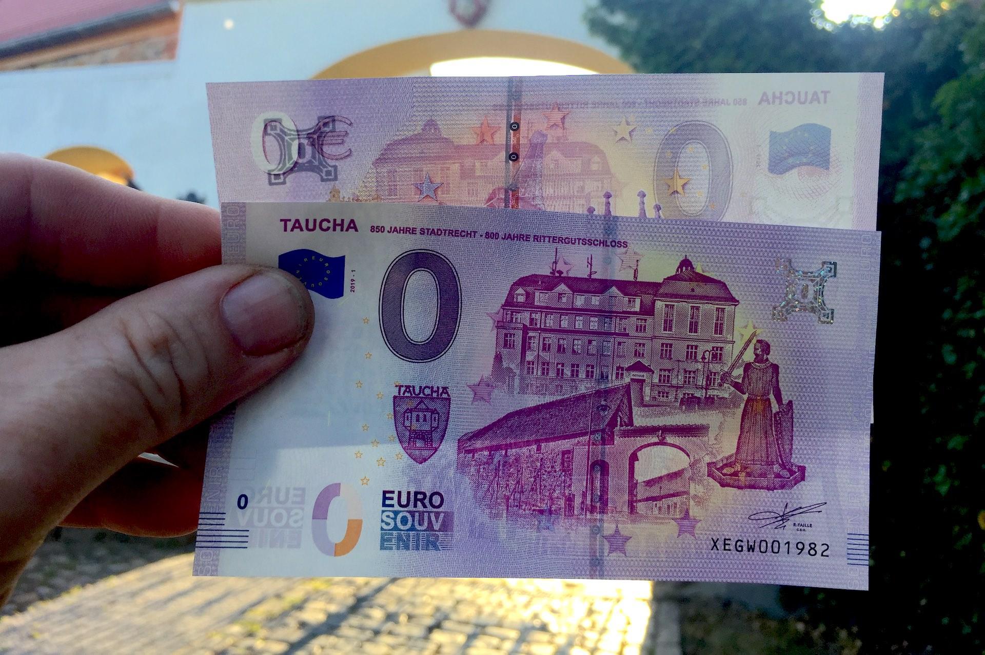 0-Euro-Schein funktioniert als Sammlerobjekt (Foto: taucha-kompakt.de)