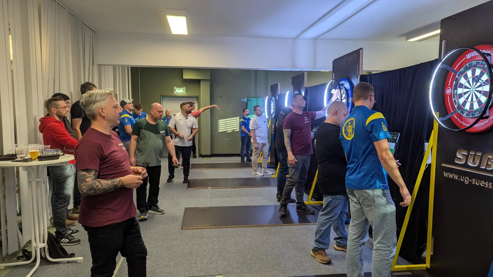 Teilnehmer des Dartturniers. (Foto: AC 1990 Taucha e.V.)