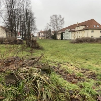 Im Innenhof zwischen Manteuffel- und Bruno-Schönlank-Straße soll dieses Jahr ein Spielplatz entstehen. (Foto: taucha-kompakt.de)