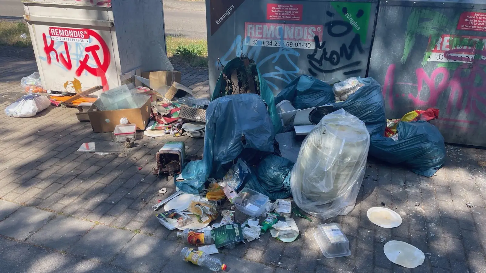 Auch abgelagerter Müll kann nun leichter gemeldet werden. (Foto: taucha-kompakt.de)