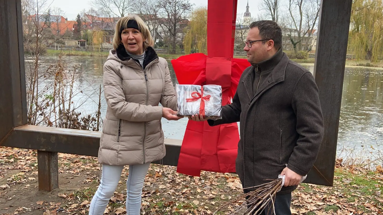 Video: Kunstobjekte „BeauView” offiziell eingeweiht (Foto: taucha-kompakt.de)