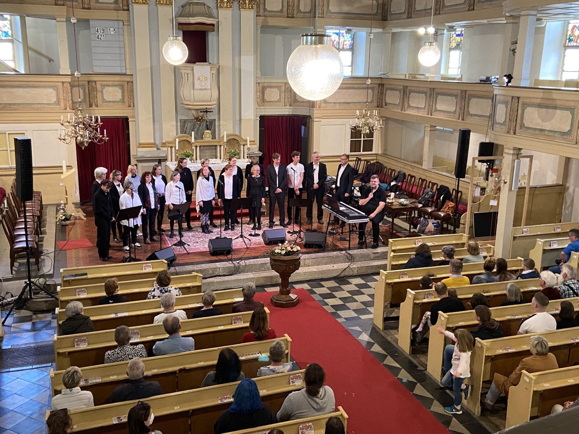 Gospel-Klänge zum Start in den Mai (Foto: taucha-kompakt.de)