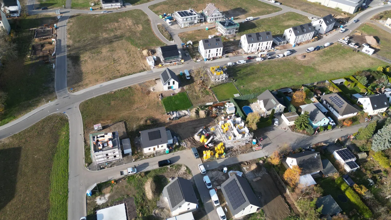In der Gartenstadt wird fleißig gebaut. Die Folgekostenrichtlinie gilt hier für die Investoren des Baugebietes allerdings noch nicht. (Foto: Daniel Große)