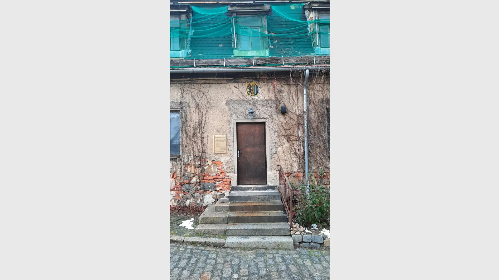 Der Eingangsbereich vor der Sanierung. (Foto: Hubert Beyer)