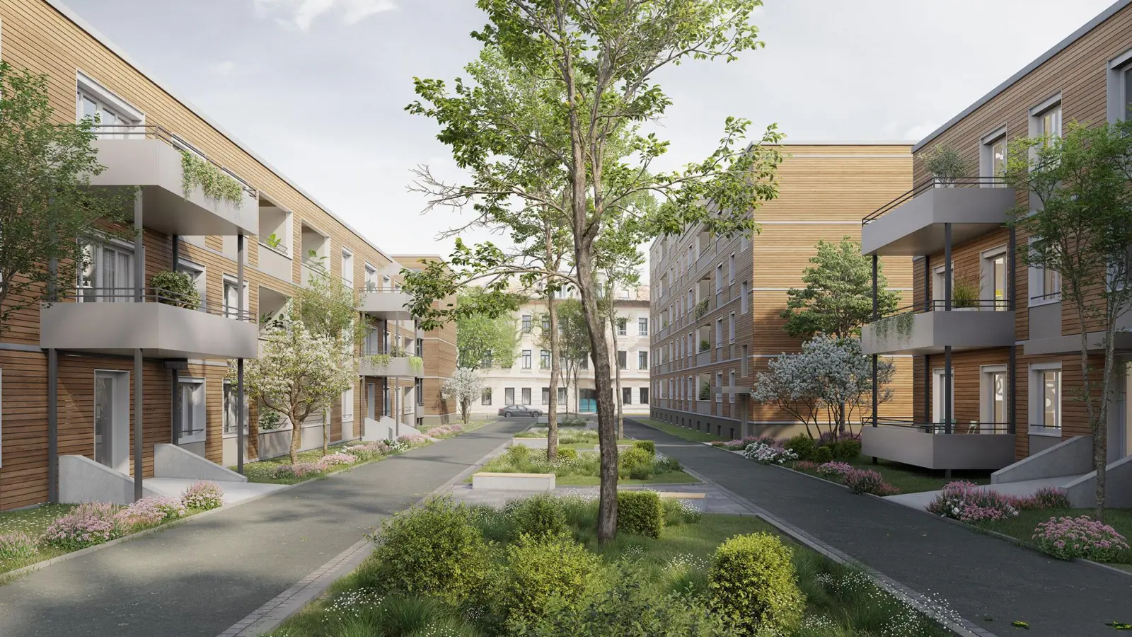 Im Bogumilspark entstehen seniorengerechte Wohnungen, sowie Miet- und Eigentumswohnungen. (Foto: WINCON Immobilien)