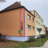 Ein Wohnhaus der WOTa in der Portitzer Siedlung. Foto: Daniel Große (Foto: taucha-kompakt.de)