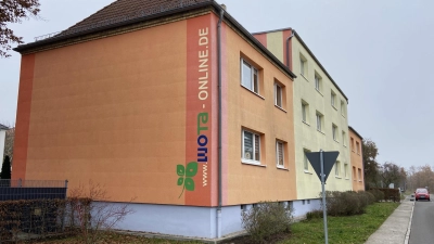 Ein Wohnhaus der WOTa in der Portitzer Siedlung. Foto: Daniel Große (Foto: taucha-kompakt.de)