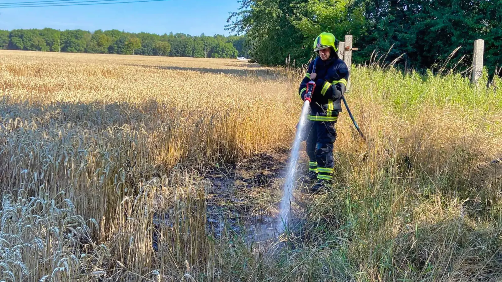 Erneuter Feuerwehr-Einsatz in der Waldenau (Foto: taucha-kompakt.de)