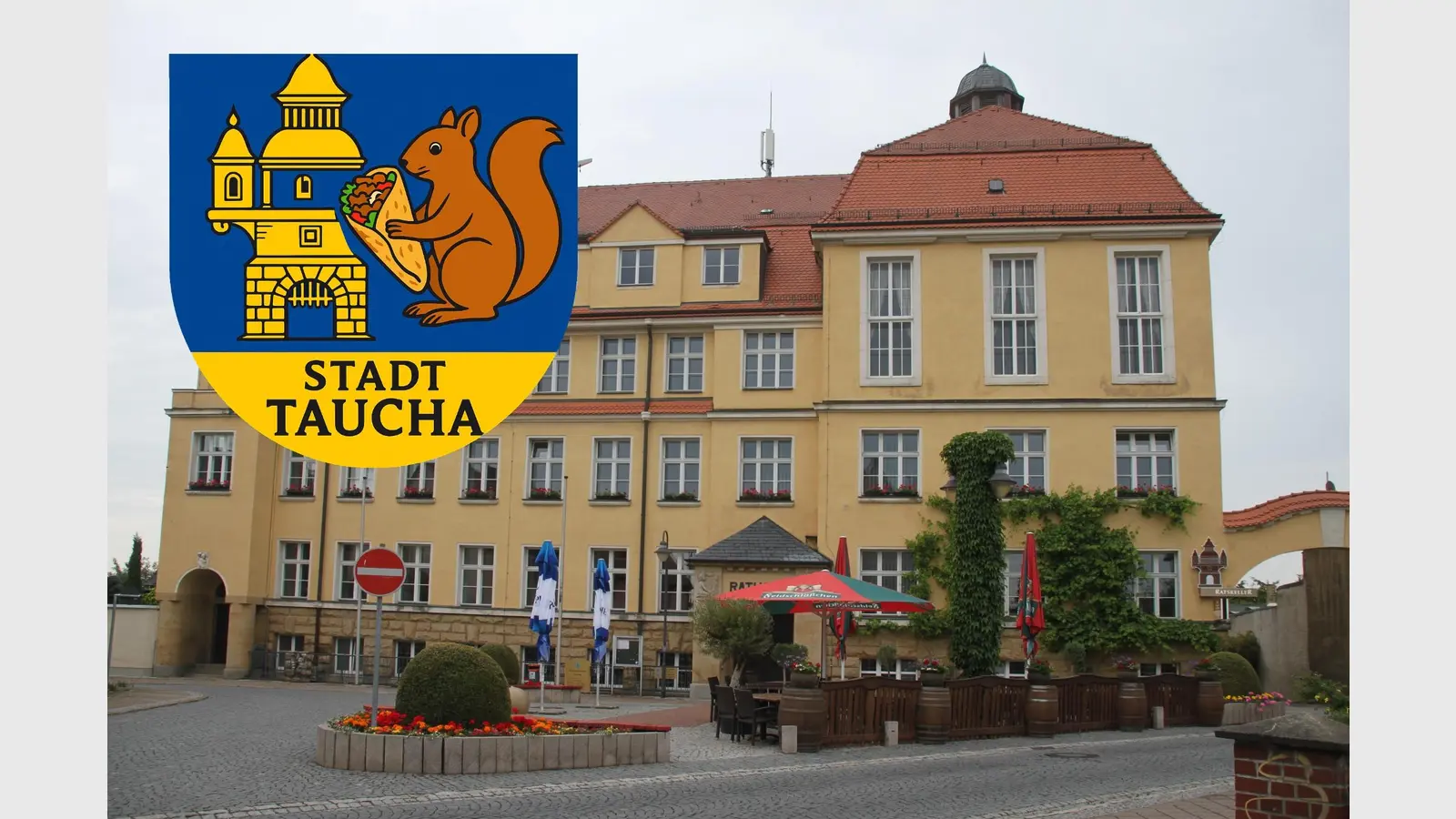 Die Stadtverwaltung Taucha gibt sich ein neues Wappen. Es ersetzt das bisherige ab sofort. (Foto: Stadtverwaltung Taucha)