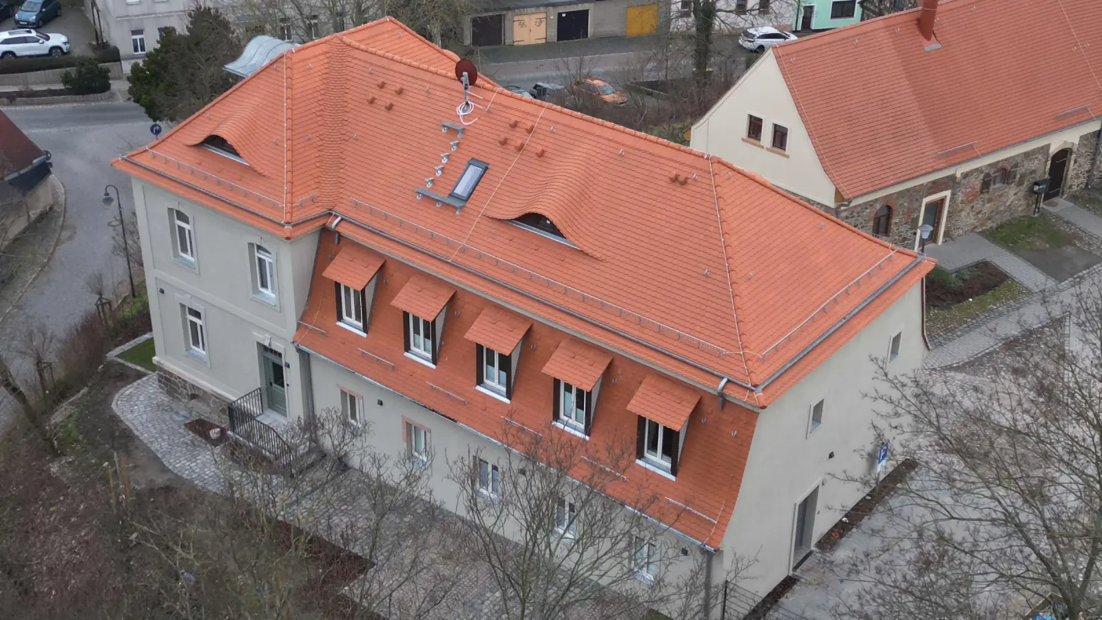 Die Rückseite des Herrenhauses. (Foto: Daniel Große)