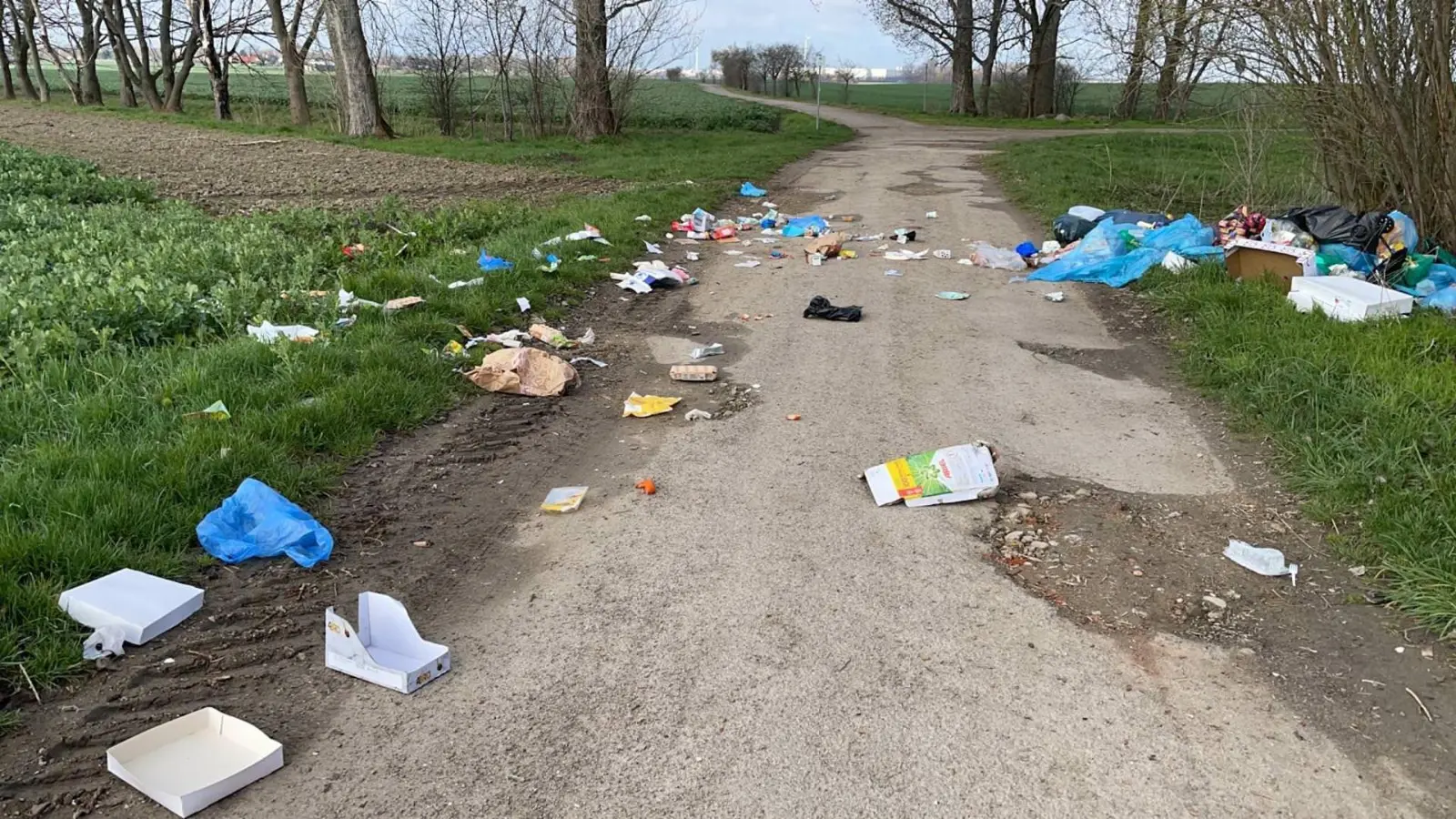 Illegale Müllablagerungen in Pönitz (Foto: taucha-kompakt.de)