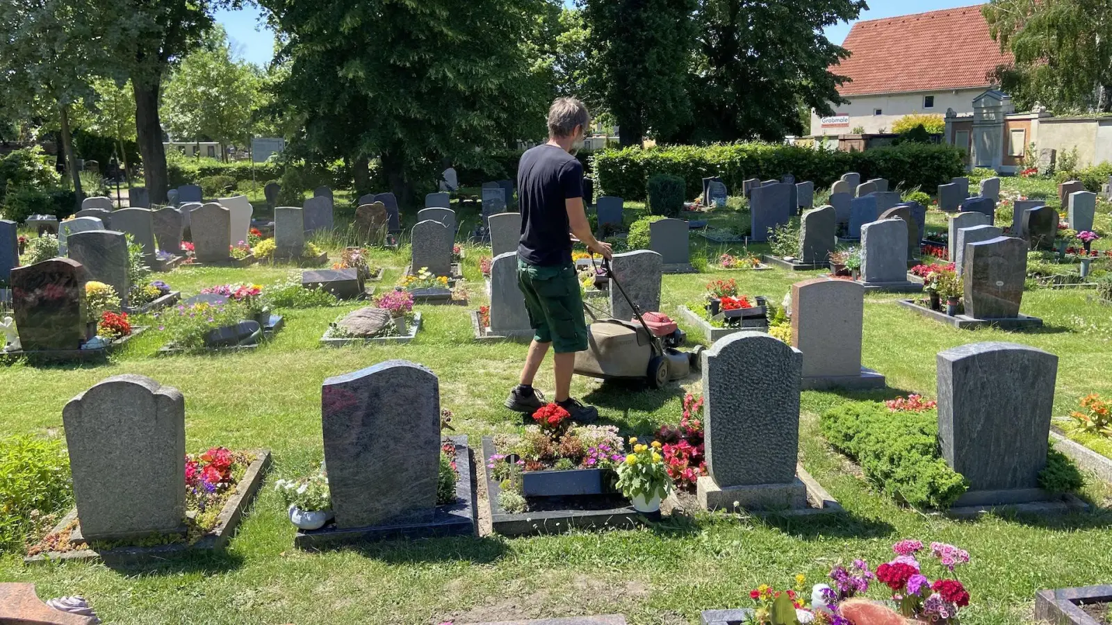 Kein trauriger Job: Jetzt Friedhofsmitarbeiter (m/w/d) in Taucha werden! (Foto: taucha-kompakt.de)