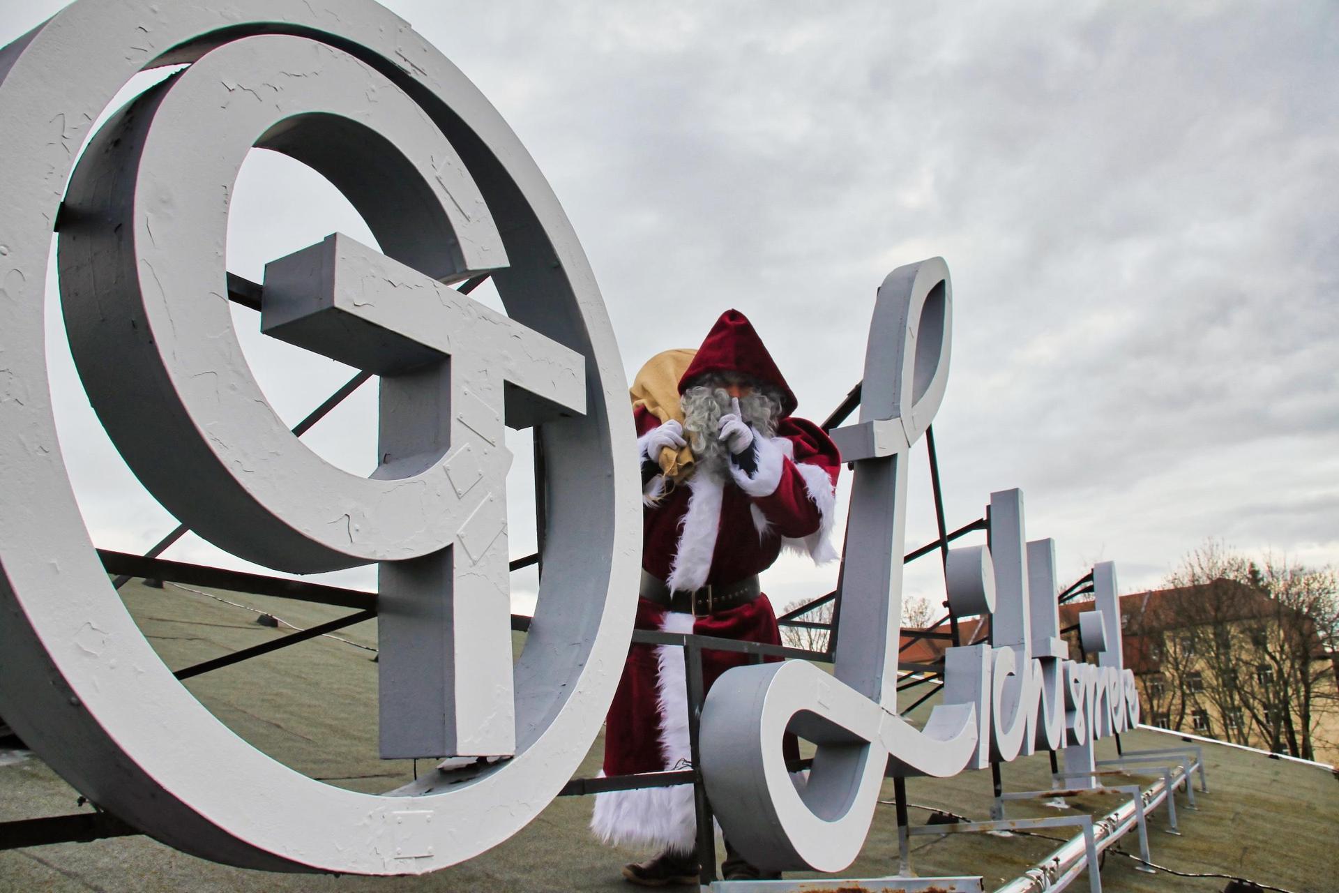 Pssst! Der Weihnachtsmann kommt ins Kino Taucha.  (Foto: Daniel Große)