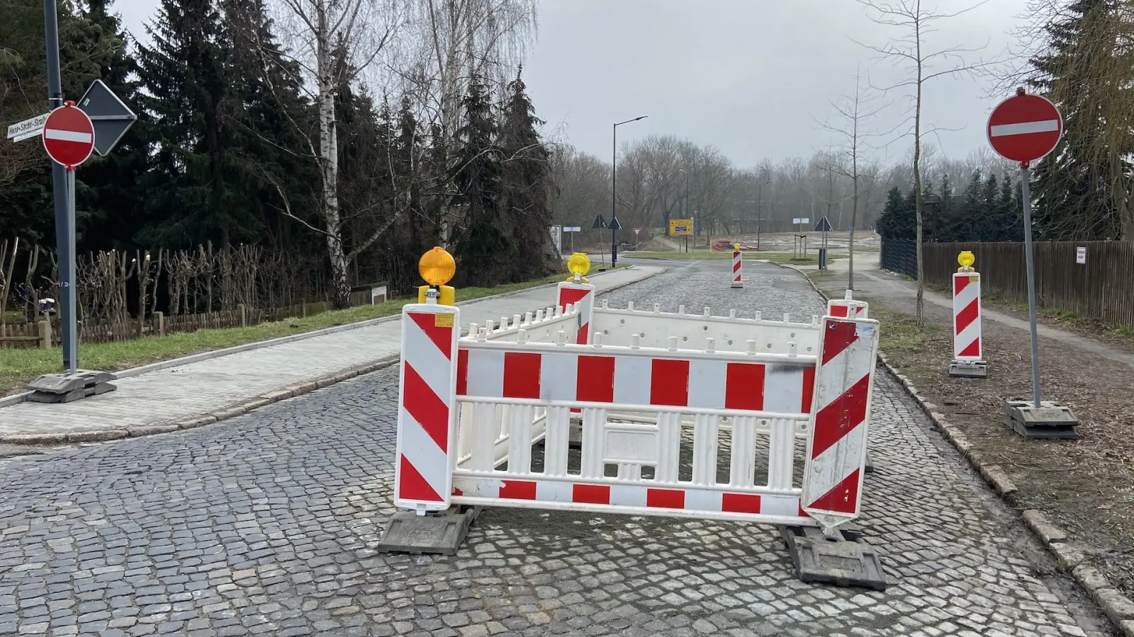 So wie hier bereits im Jahr 2021 wird ab nächster Woche unter anderem im Bereich der Hans-Sachs-Straße gebaut. (Foto: taucha-kompakt.de)