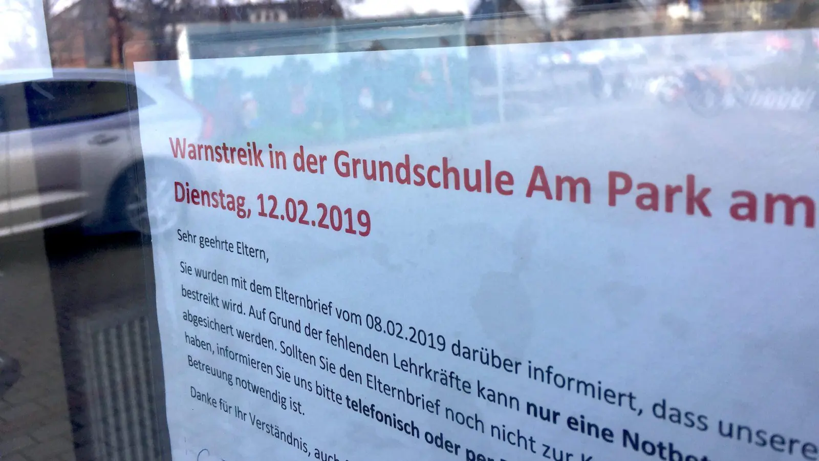Warnstreiks auch an Tauchaer Schulen (Foto: taucha-kompakt.de)