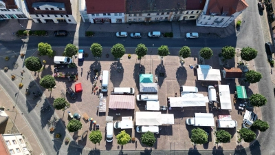 Der Marktplatz in Taucha soll neu gepflastert werden. (Foto: taucha-kompakt.de)