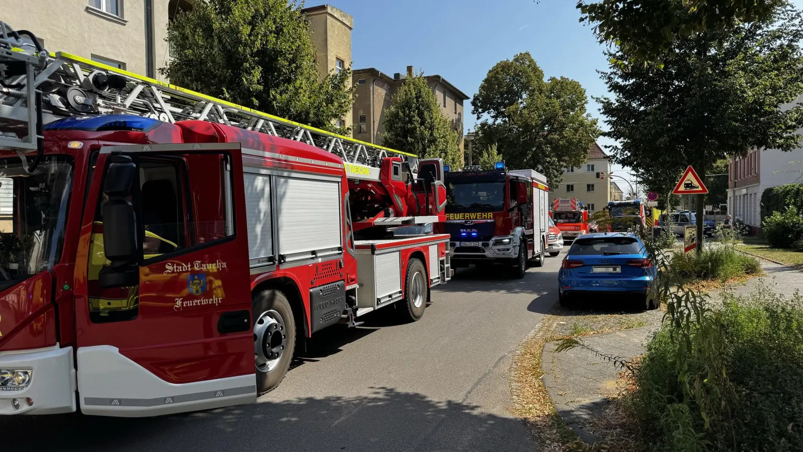Die Südstraße war zeitweise gesperrt. (Foto: Daniel Große)