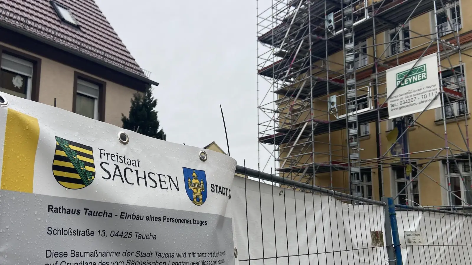 Im Rathaus geht es bald barrierefrei nach oben (Foto: taucha-kompakt.de)